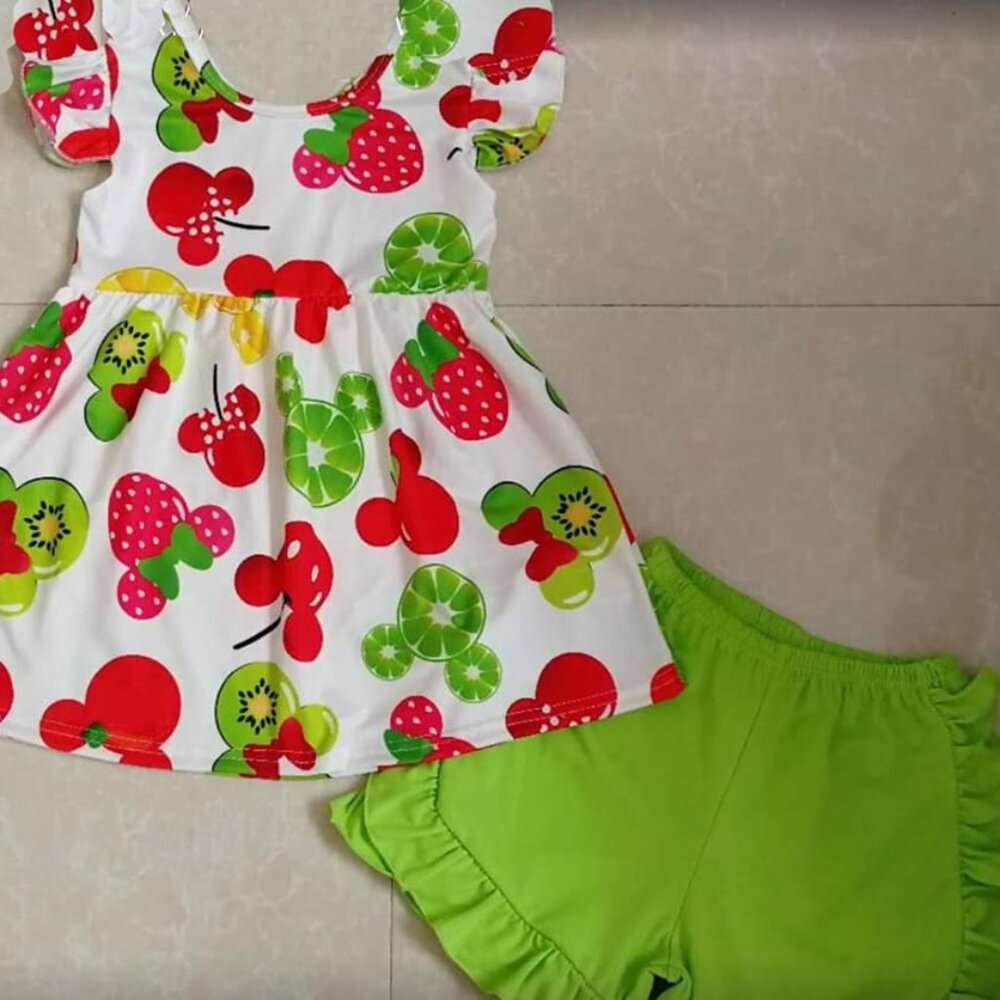 Sweet Minnie Ruffle Short Set - Picture 4 of 4
